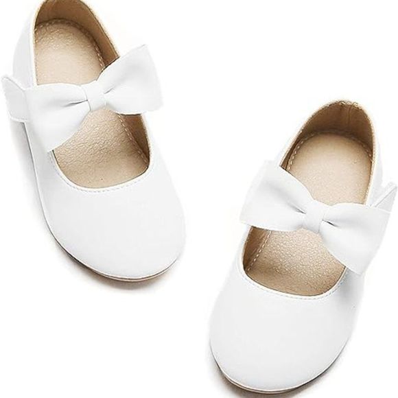 Toddler Little Girl Dress Shoes - Girl Mary Jane Flats Party School Wedding
